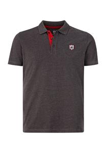 Рубашка-поло NISSE JAN VANDERSTORM, темно-серый