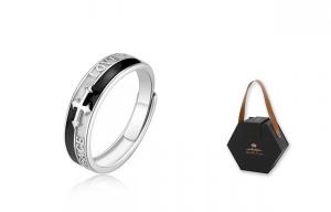 Мужское кольцо Inkopper, черный