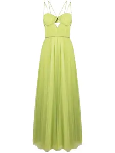 Платье макси Winnie с бисером Rayane Bacha, зеленый
