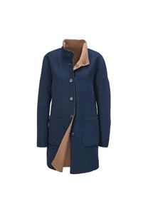 Короткий размер: высококачественное двухстороннее пальто с тщательной обработкой краев. Goldner, мультиколор