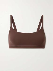 Бюстгальтер-Бралетт с круглым вырезом, цвет какао Skims, бежевый