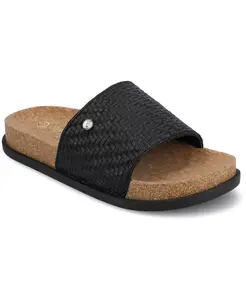 Женские сандалии Sheena на платформе с перемычкой и без застежки Journee Collection, черный