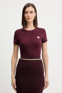 Футболка Guess, бордовый