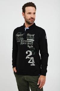 Футболка FQ1924 Langarm Polo FQRagnvald, черный