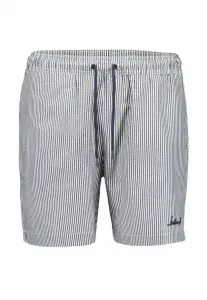 Плавки из полосатой ткани сирсакер. Lindbergh, Navy Stripe