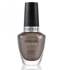 Cuccio, 1263 Лак для ногтей Коричневый с золотыми частицами, 13 мл Nurture Nature