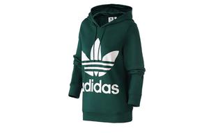 Свитшот женский лесной зеленый Adidas Originals, зеленый