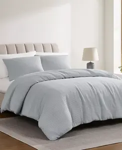Комплект постельного белья Heritage из хлопка вафельного цвета, 2 шт., размер 1/2 xl Cannon, gray