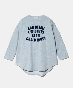 Футболка с длинным рукавом и бархатным логотипом le colis CVC (женская) Gsc Womens Select, цвет Gray