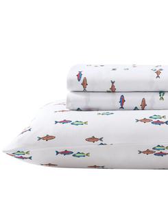 Комплект постельного белья из микрофибры, 3 предмета, размер Twin XL Eddie Bauer, Fish Lake