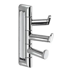 Тройная вешалка для ванной комнаты Micra Cosmic, хром