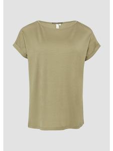 QS Футболка 7854 светло-оливково-зеленого цвета