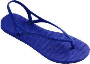 Женские шлепанцы Havaianas с ремешком на пятке, синий