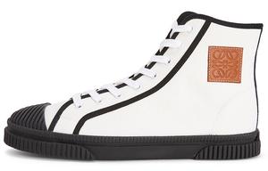 Мужские парусиновые туфли Anagram High-top Cottony White Loewe