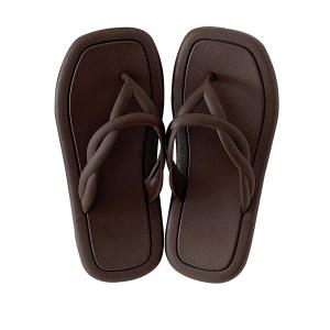 Thin strips Бытовые тапочки тонкие полоски, Коричневый
