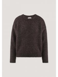 вязаный свитер цвета ежевики Hessnatur