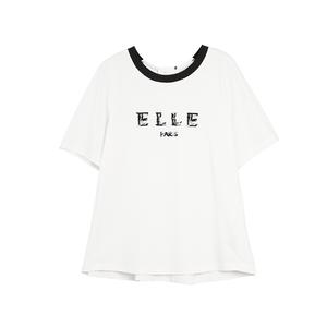 Футболка с рукавом реглан для женщин ELLE, белый