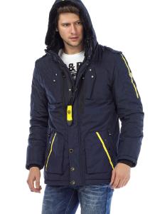 Зимняя куртка CIPO & BAXX, темно-синий