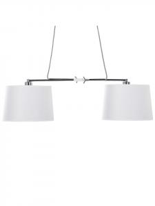 Beliani Подвесные светильники FUCINO в бело-серебристом цвете - (Ш) 125 x (В) 113 x (Д) 125 см