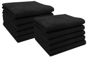 Полотенце Zollner 00000127 10 шт, 50x1x100 см, черный