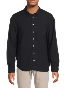 Рубашка из смеси хлопка Tyrone Zadig & Voltaire, цвет Encre Blue