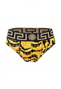 Трусики - хлопок стрейч с узором барокко. Versace, мультиколор