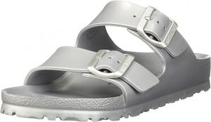Женские сандалии Birkenstock Arizona EVA, Metallic Silver