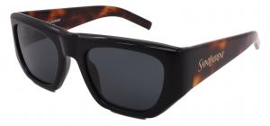 Солнцезащитные очки Saint Laurent SL 740-004-52-21-135 неполяризованные Ysl, коричневый