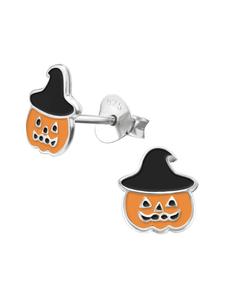 Bungsa Оранжевые серьги-гвоздики