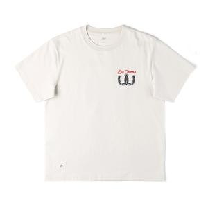 Lee Футболка Unisex Milk White Crew Neck Moderate Straight Fit