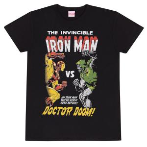 Футболка Marvel Comics Iron Man vs Doom, черный
