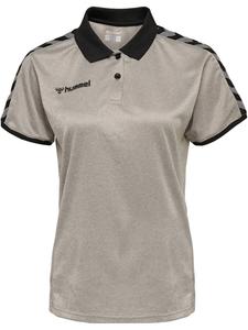 Поло Hummel Hmlauthentic Woman Functional Polo, серый меланж