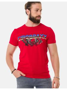 Футболка КРАСНОГО цвета Cipo & Baxx