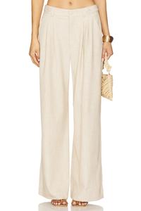 Штаны с высокой талией Decy Gestuz, nature