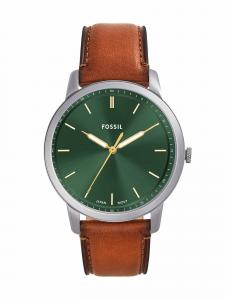 Мужские аналоговые часы Fossil с кожаным ремешком FS6094