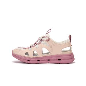 Детские сандалии с низким верхом, нескользящие и дышащие XTEP, розовый/белый