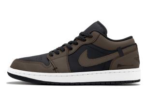 Jordan Кроссовки Air 1 Abrasion Resistant Low top Vintage Basketball Shoes Unisex Mocha