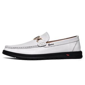 Повседневные мужские белые экстравагантные туфли