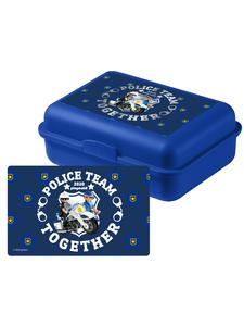 Playmobil Ланчбокс Playmobil с разделителем - Городская полиция в синей форме