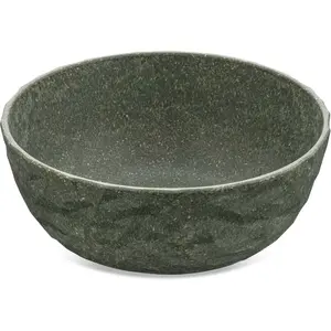 Миска KOZIOL «CLUB BOWL», 4 предмета, из пластика, биоциркулярный материал, можно мыть в посудомоечной машине, без меламина, подлежит вторичной переработке, серый