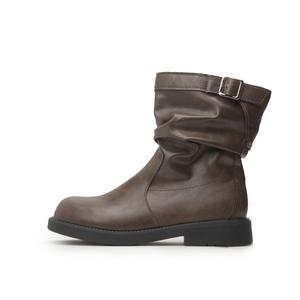 AFJI Черно-коричневые женские ботильоны коричневые, цвет Brown