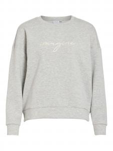 VILA Свитшот 'VISIFFI' в сером цвете