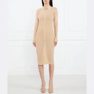 Платье Patrizia Pepe, бежевый