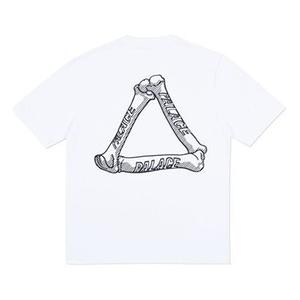 Футболка PALACE Bones White Back Triangle Printing Short Sleeve Unisex, белый