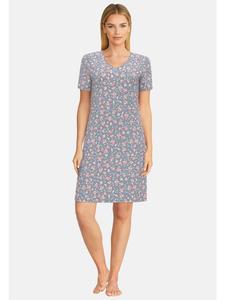 Ночная рубашка Голуэй в средне-синем цвете по всей поверхности Götzburg