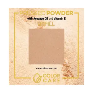 Веганский прессованный порошок - сменный блок - 05 Color Care Dark Beige, 8 гр