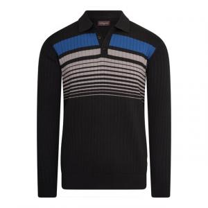 Трикотажное поло Polo l/s l/s Cappuccino Italia, черный
