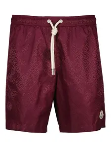 Плавки-шорты с монограммой MONCLER, красный