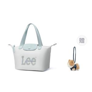 Lee Тканевая сумка Дампинг среднего размера Женская Дымчато-голубая Коричневая Розовая, Haze Blue+Premium Brand Pendant