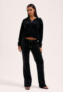 Толстовка Juicy Couture ICCLE DIAMANTE CROPPED HOODIE, Black